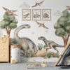 Brontosaur naklejka na ścianę