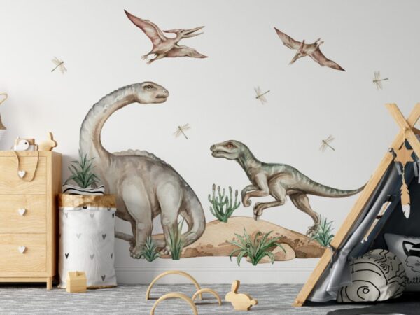 Brontozaur naklejki na ścianę