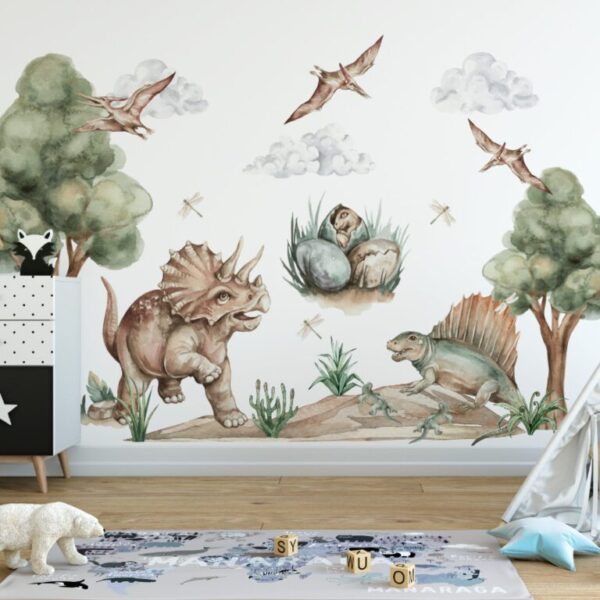 Triceratops naklejki na ścianę
