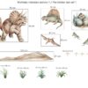 Triceratops naklejki na ścianę