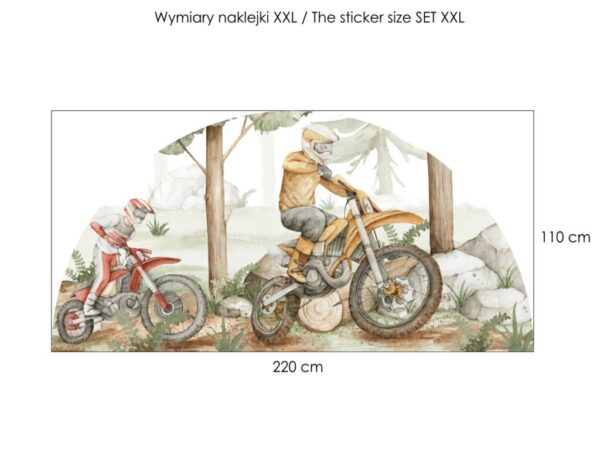 Crossy naklejki na ścianę rozmiar XXL