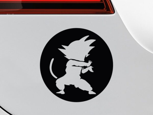 Naklejka Goku na samochód