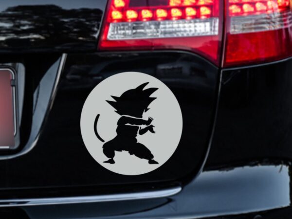 Naklejka Goku na samochód