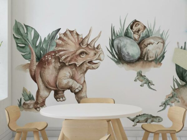 Triceratops naklejki na ścianę