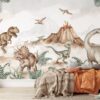 Tapeta na ścianę z dinozaurami