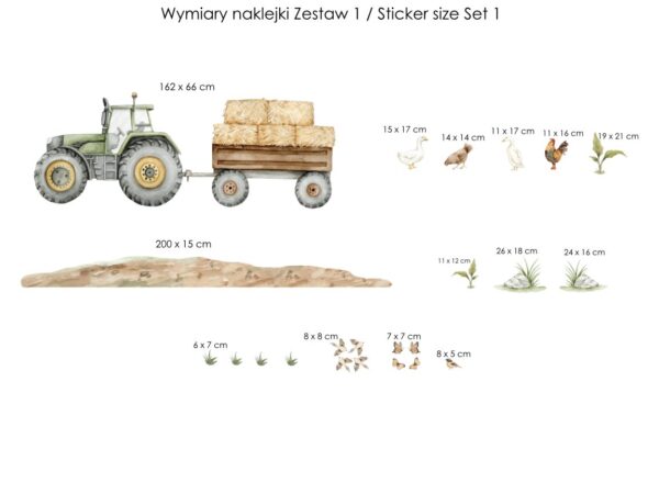 Zestaw 1 wymiary