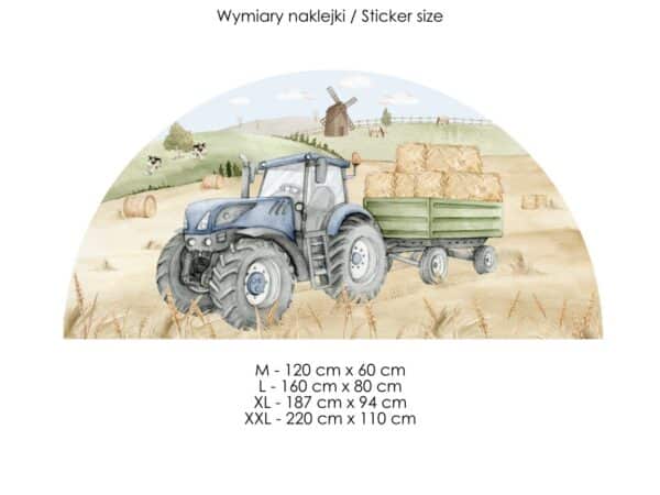 Wymiary naklejki na ścianę