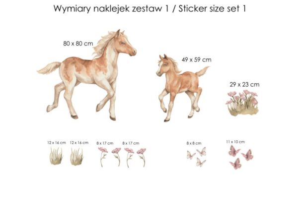 Wymiary naklejek