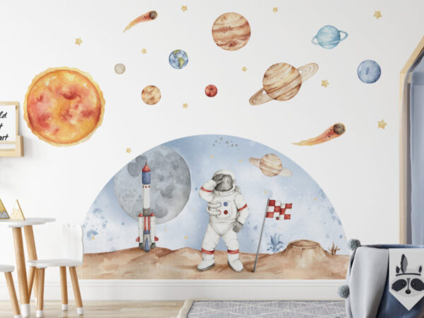 Naklejki na ścianę z planetami