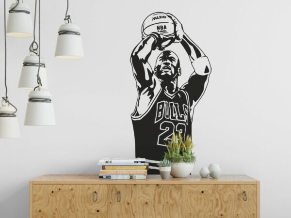 Naklejka na ścianę Michael Jordan