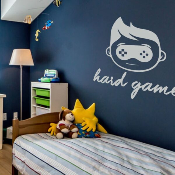 Dekoracja ścienna do pokoju chłopca Hard Gamer