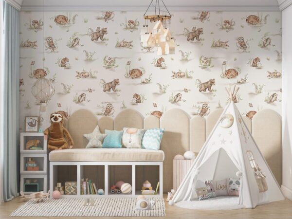 Tapeta dla dzieci forest animals