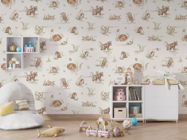 Tapeta FOREST cute animals