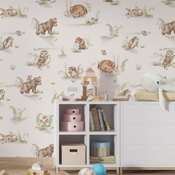 Tapeta FOREST cute animals