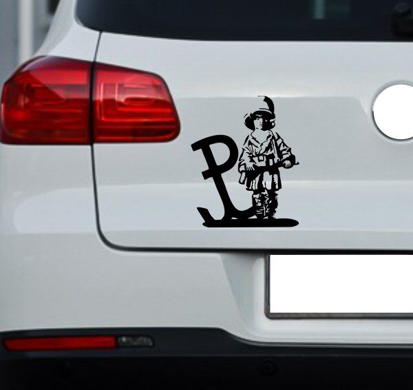Naklejka patriotyczna na samochód Mały powstaniec