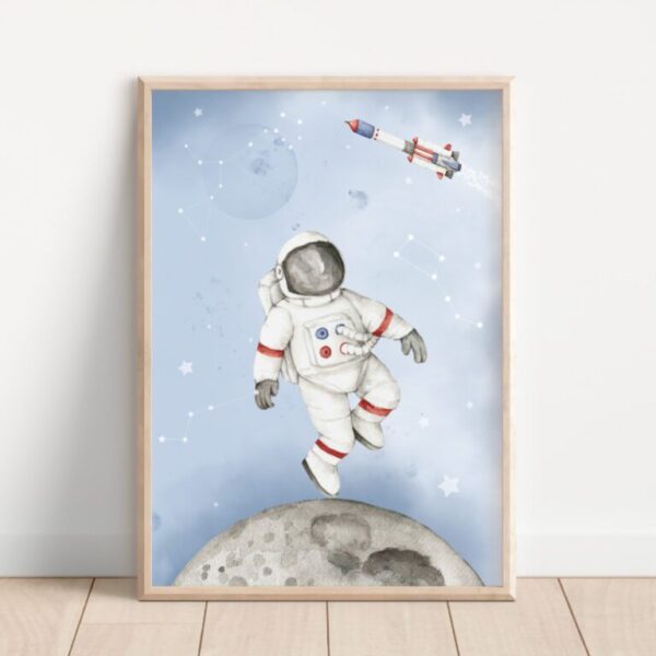 Plakat astronauta