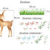 Naklejka na ścianę Sarenka i dodatki