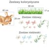 Dekoracyjna naklejka Sarna nad łóżeczko dziecka