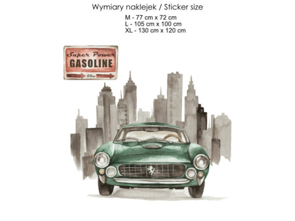 Naklejka z samochodem Ferrari 250