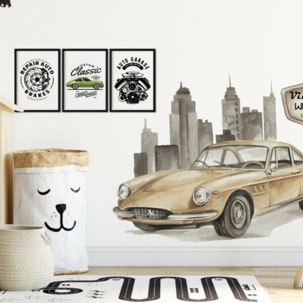 Vintage Ferrari 330 naklejki na ścianę