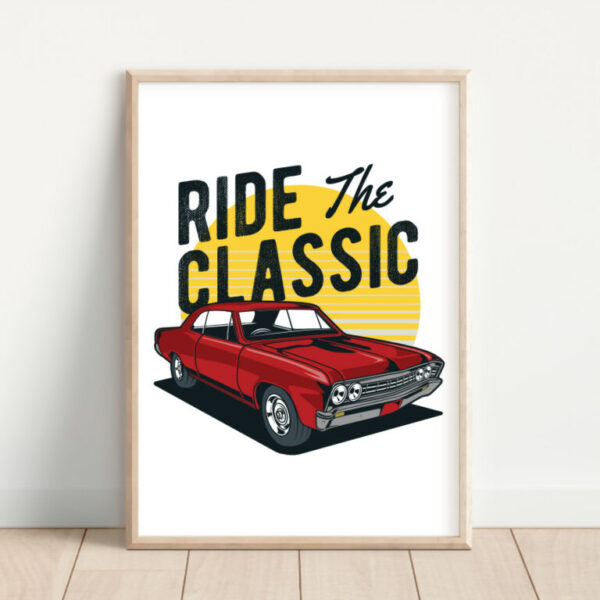 Ride the classic plakat do pokoju młodzieżowego