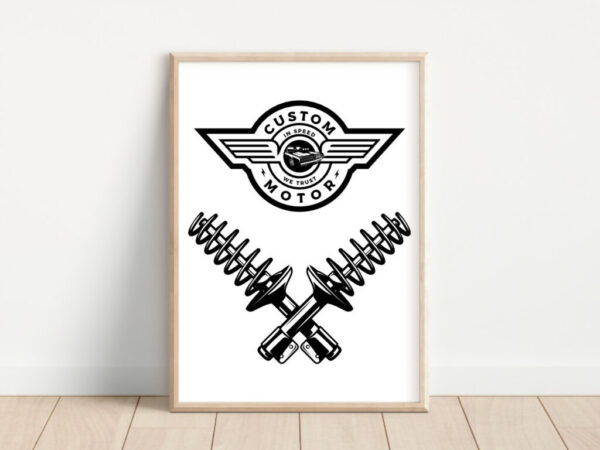 Plakat sprężyny samochodowe